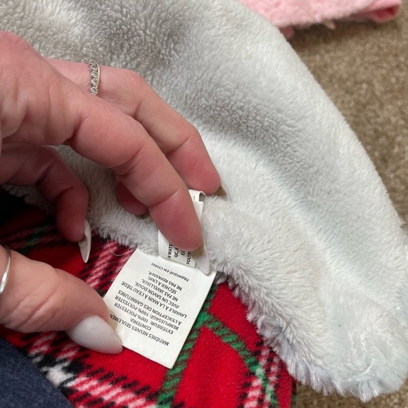 Set of two lovey's bunny pink gray fluffy baby toddler kids stuffy stuffed - Picture 8 of 10